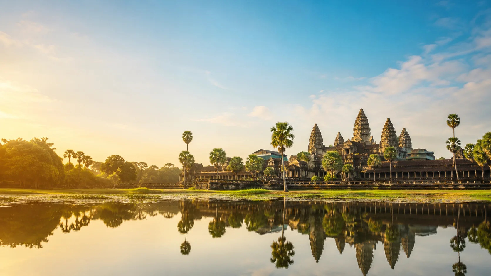 Travel scene in Cambodia