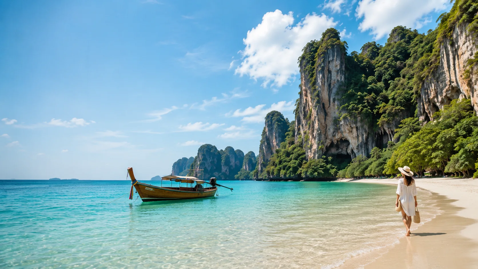 Travel scene in Southeast Asia